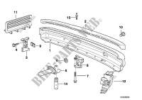 Carrier, rear for BMW M3 1992