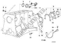 Engine block mounting parts for BMW 318is 1989
