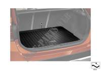 Fitted luggage compartment mat for BMW X3 2.0i