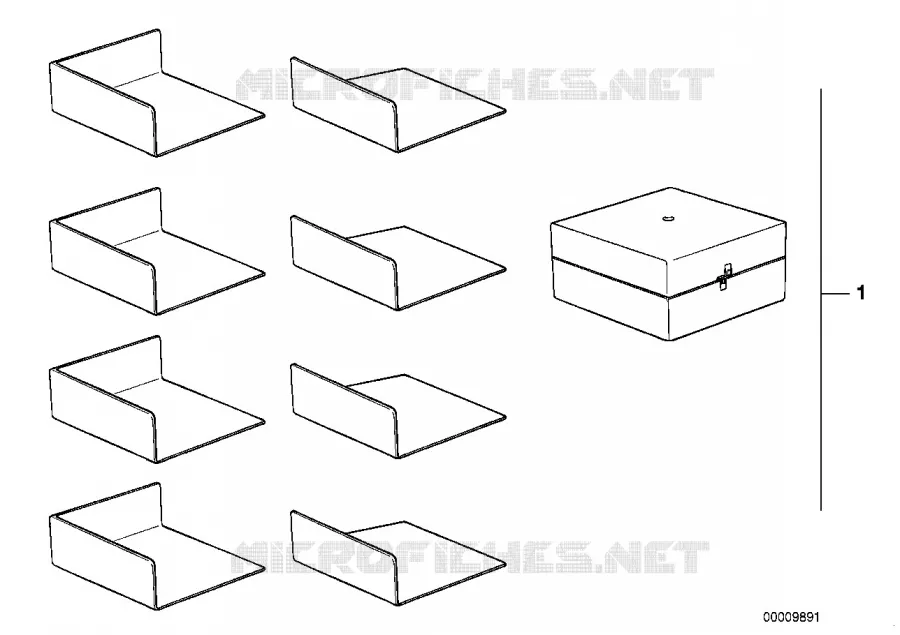Luggage compartment box 