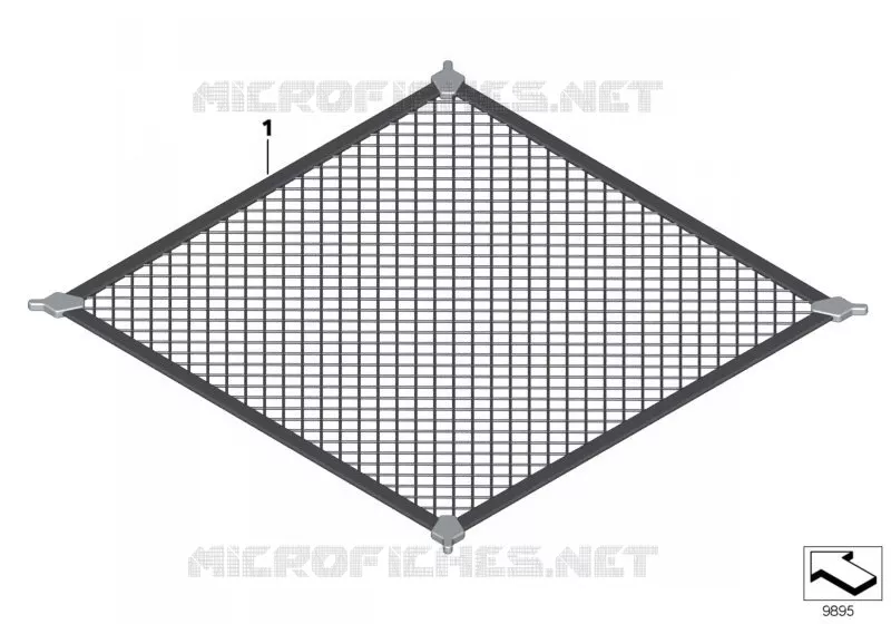 Luggage compartment net BMW BMW 3 Series 2003 318Ci N 318Ci