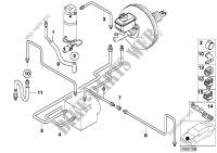 Front brake pipe ASC/DSC for BMW 525d 1999
