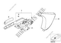 Handbrake lever with ring for BMW 525d 1999