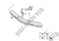 Support, front for BMW M3 1992