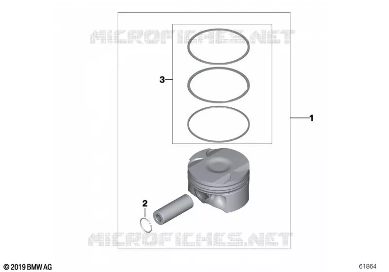 Crankshaft-Pistons BMW BMW 3 Series 2005 323i N 323i