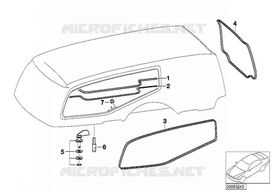Hood parts, body BMW BMW 3 Series 2000 318Ci N 318Ci