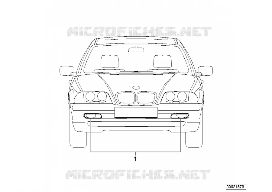 Installing set fog lamps BMW BMW 3 Series 2001 318d N 318d