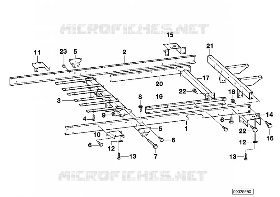 Trailer, individual parts, chassis frame BMW BMW 3 Series 2000 318Ci N 318Ci
