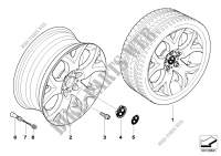 BMW LA wheel Y spoke 114 for BMW X3 2.0i