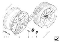 BMW LA wheel/double spoke 111 for BMW X3 2.0i