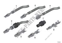 Double leaf spring contact for BMW 125i