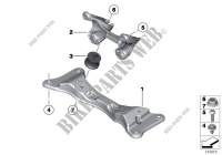 Gearbox suspension for BMW X1 18d 2008