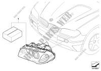Install.kit, Xenon light for BMW X3 2.0i