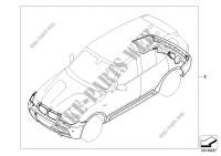 Retrofit kit M aerodyn. package for BMW X3 2.0i