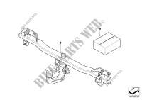 Retrofit kit, towing hitch for BMW X3 2.0i