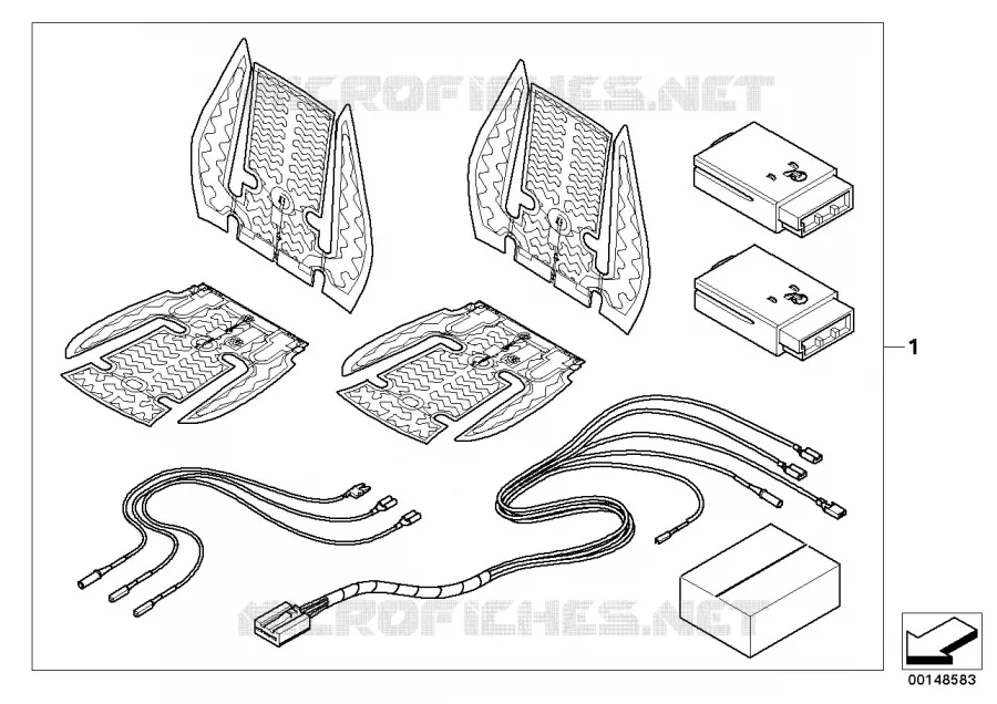 Front seat heating retrofit BMW BMW 3 Series 2007 320i N 320i