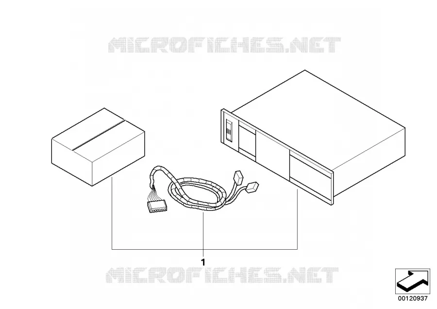 Retrofit kit, CD-changer BMW BMW 3 Series 2005 335d N 335d