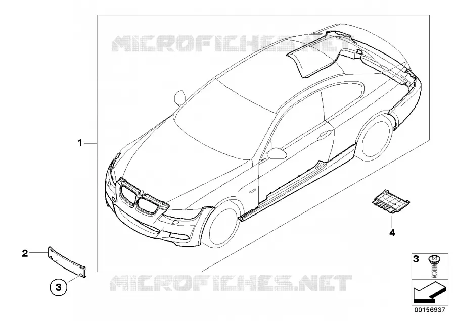 Retrofit kit M aerodyn. package BMW BMW 3 Series 2005 335i N 335i