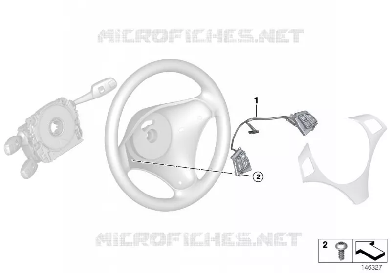 Retrofit multi-functional steering wheel BMW BMW 3 Series 2005 320i N 320i