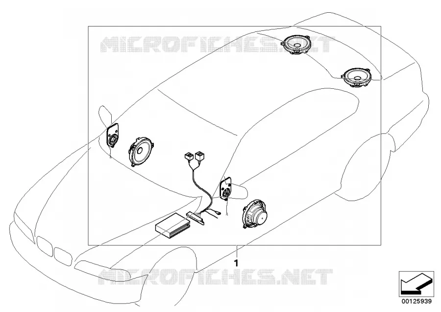 Sound Modul system BMW BMW 3 Series 2002 320Ci N 320Ci