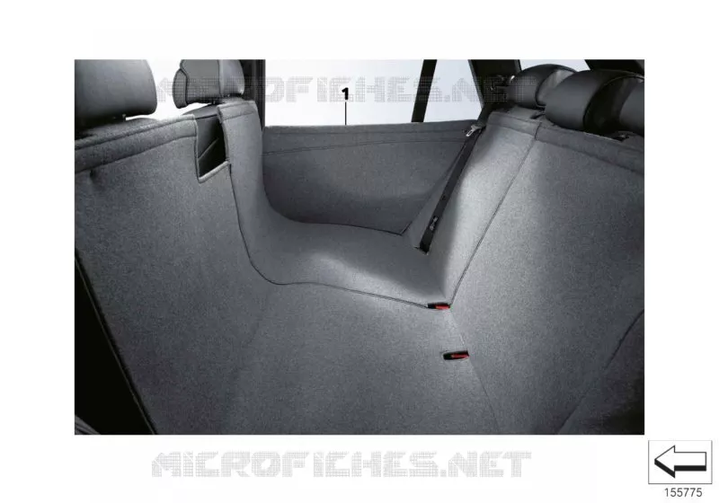 Universal protective rear cover BMW BMW 7 Series 2010 740dX A 740dX