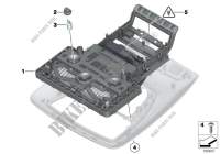 Basic switch unit roof for BMW 528i