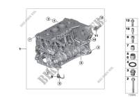 Engine block for BMW 320d 2008