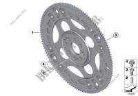 Flywheel automatic for BMW 320d 2008