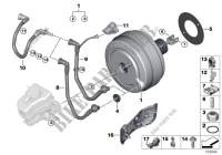 Power brake unit depression for BMW 118d 2006
