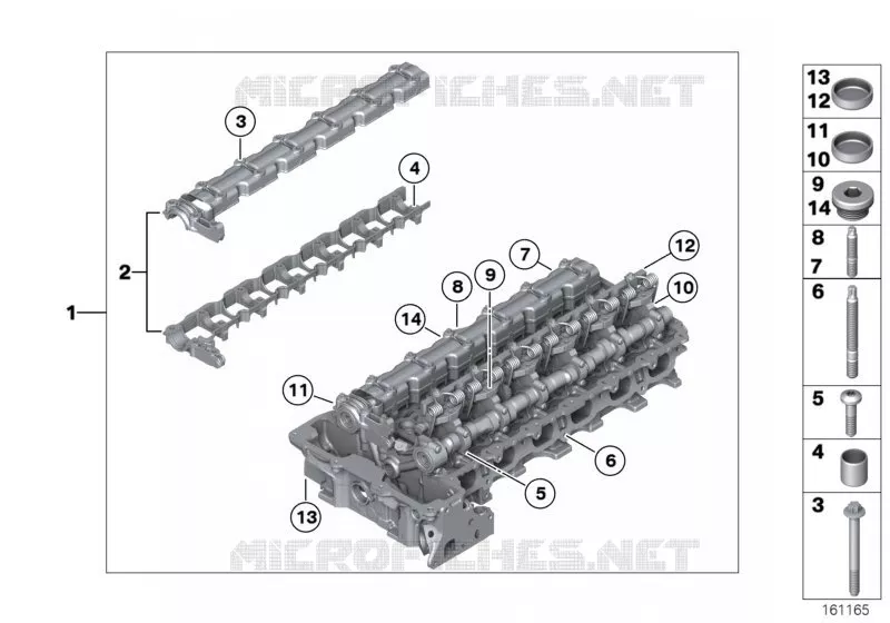 Cylinder head BMW BMW 3 Series 2005 325xi N 325xi