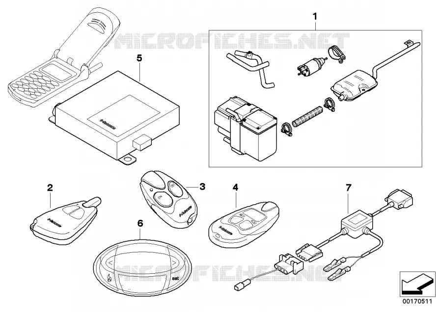 Install.kit, independent heater BMW BMW 3 Series 2005 320i N 320i