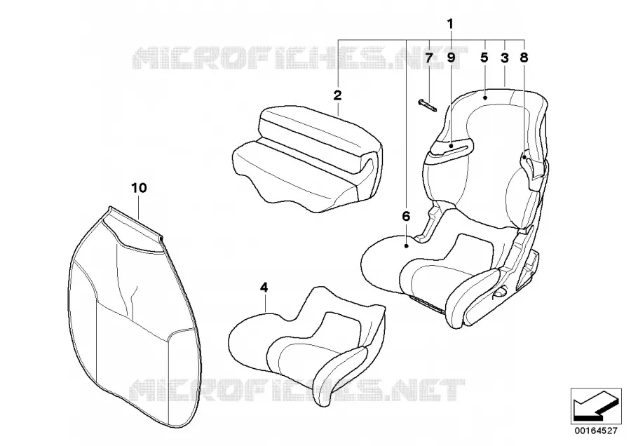 Junior Seat I-II BMW BMW 3 Series 2004 330xi N 330xi