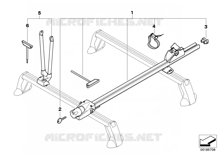 Racing bike rack BMW BMW 3 Series 1999 M3 N M3