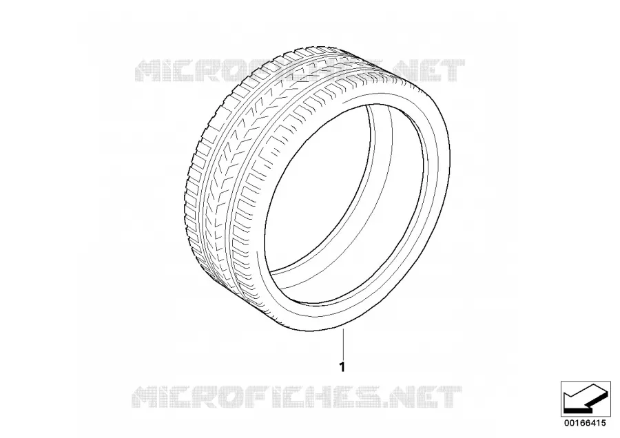 Summer tyres BMW BMW X3 2003 X3 2.5i N X3 2.5i