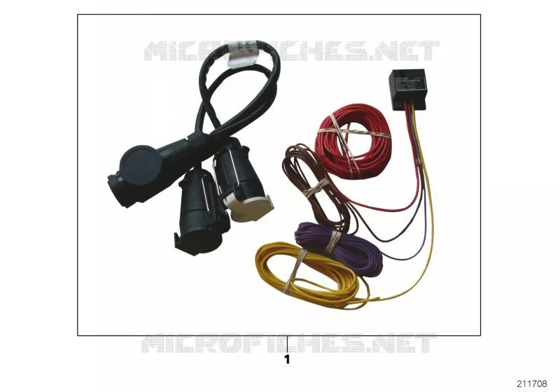 Twin electrics, caravan leads BMW BMW 3 Series 2006 325d N 325d