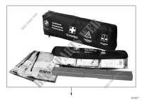 Emergency bag for BMW X3 2.0i
