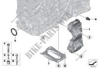 Engine block mounting parts for BMW 535dX 2010