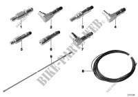 Repair parts, coaxial cable, contacts for BMW X3 2.0i