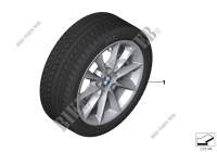 Winter wheel with tyre V spoke 411   16