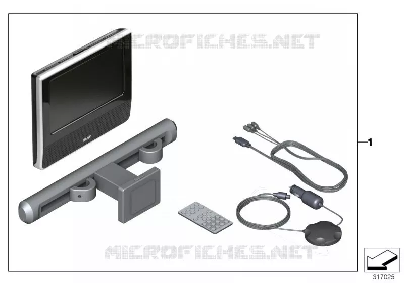 DVD system Tablet Single BMW BMW 1 Series 2006 123d N 123d