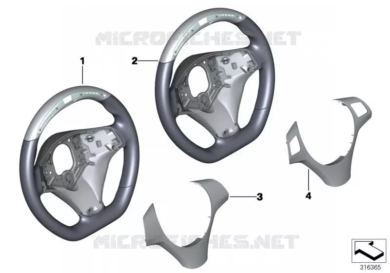 Performance steering wheel with display BMW BMW 3 Series 2005 325i N 325i