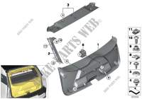 Trim panel, trunk lid for BMW i3 60Ah Rex 2013