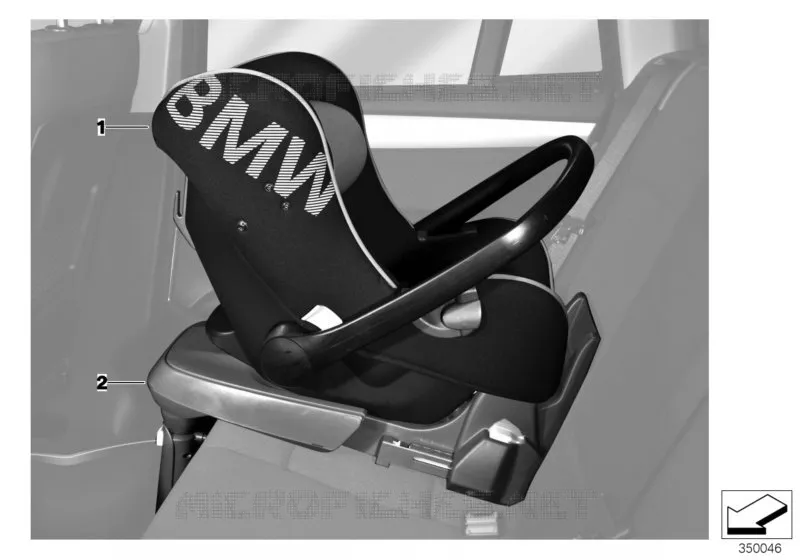 BMW Baby Seat 0+ BMW BMW 1 Series 2006 123d N 123d