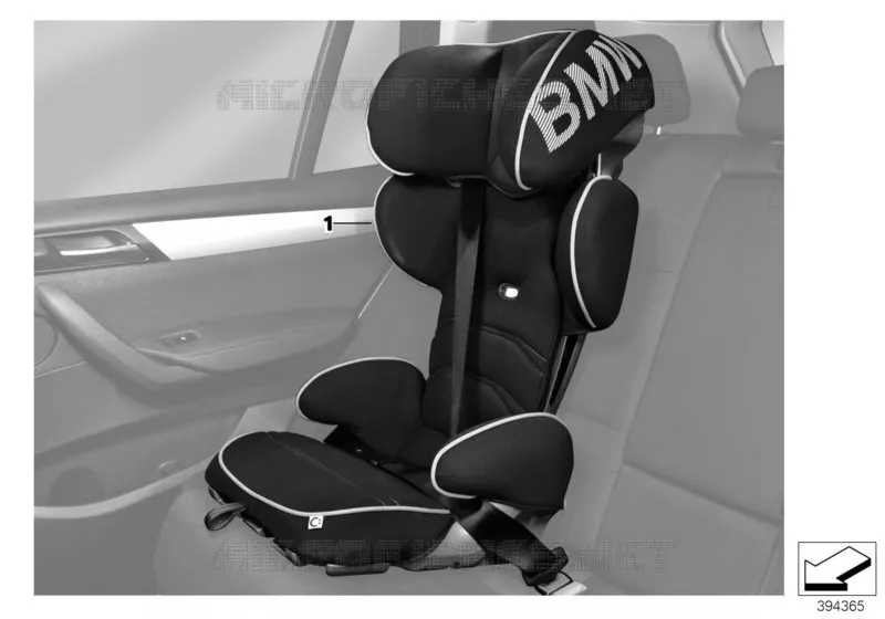 BMW junior seat 2/3 BMW BMW 3 Series 2006 335i N 335i