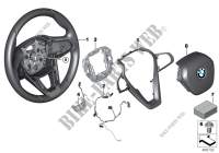 Airbag sports steering wheel multifunct. for BMW 520d 2016