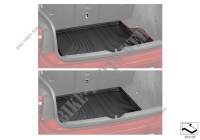 Fitted luggage compartment mat for BMW 125i