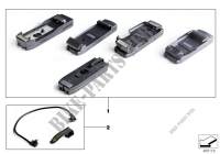 Snap in adapter, Apple devices for BMW X4 30dX