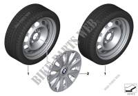 Winter wheel with tyre steel   16