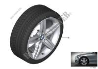Winter wheel w.tyre star spoke 379  17