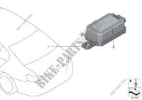 Control unit f radio remote control for BMW X4 20iX